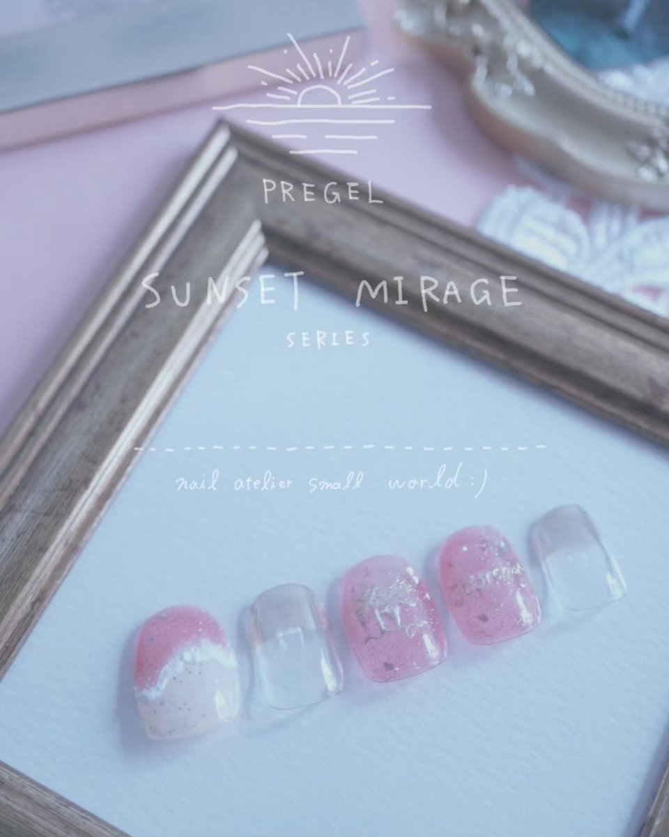 smallworld_nail's tweet photo. 𖤣𖥧𖥣｡𖤣𖥧𖥣｡⁡
⁡⁡
⁡#pr⁡⁡
⁡⁡
⁡PREGEL⁡ new color
⁡⁡SUNSET MIRAGE SERIES
⁡
⁡夕焼けをイメージした⁡数量限定カラー⁡✨
⁡
⁡乱切りされたホログラムが⁡
⁡...

詳細はこちら↓（ネイルブック）
https://t.co/G9Gbzn7dhG https://t.co/BQXnCs2wpG
