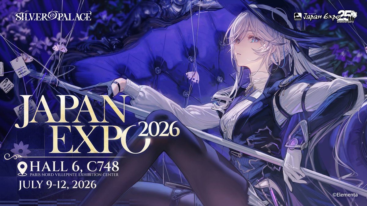 AlexYukiii's tweet photo. Ce Samedi à 15h je serais présent sur la scène Kuri à la Japan Expo en compagnie de @PoliaMax pour vous présenter du gameplay exclusif de Silver Palace ! N'hésitez pas à passer nous voir !

#SilverPalace #JapanExpo2026 https://t.co/siM0zL1IGJ