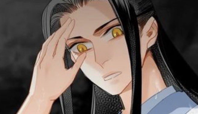 azhanxian's tweet photo. wei wuxian não faz sentindo se autoproclamar hétero e horas depois olhar desse jeito para seu amigo https://t.co/RnUUUwrpnj