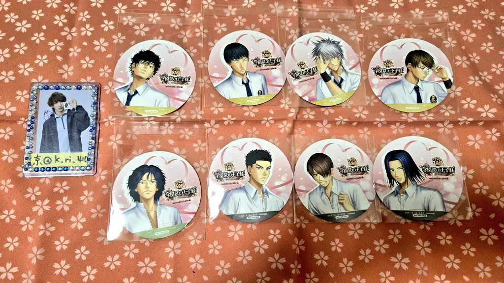 k_ri_410's tweet photo. 【交換】テニプリ 学プリ ドキサバ アニメイトカフェ アニカフェ 特典 コースター

譲:真田,柳,仁王2☆,丸井☆,柳生,ジャッカル,切原,千歳,橘,神尾,伊武

求:ドキサバ 幸村,白石 各1

☆は幸村との交換優先。
神戸三宮,7/19テニミュ手渡し又は郵送。
初回で郵送希望の場合はプロカ必読。 https://t.co/8rJBiCWVEf
