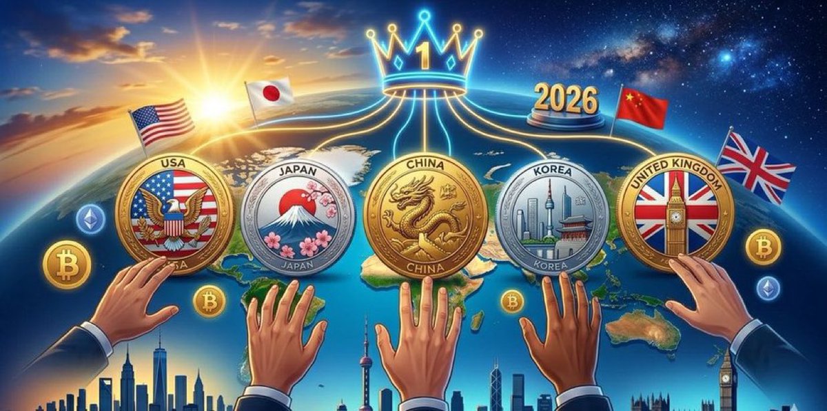 IvankaTrumpRV_'s tweet photo. 🌍 Which country will DOMINATE the crypto world in 2026? 🚀
🇺🇸 USA
🇯🇵 Japan
🇨🇳 China
🇰🇷 Korea
🇬🇧 UK
👑 Someone else?
The ultimate power shift is happening NOW. 👇 DROP YOUR FLAG BELOW https://t.co/kamWrIXPXS