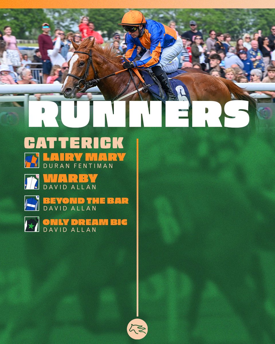 EasterbyTim's tweet photo. 📆 𝗧𝗢𝗗𝗔𝗬’𝗦 𝗥𝗨𝗡𝗡𝗘𝗥𝗦

We are down to 4 runners today at Catterick. Best of luck to all of our owners this afternoon! https://t.co/iKxyEiRTzv