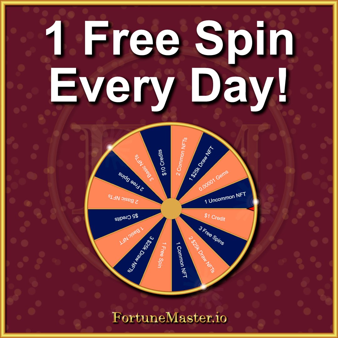 The4tuneMaster's tweet photo. 🎡 Masters don’t forget your daily free spin on the Fortune Wheel https://t.co/ilVGQAcZMu