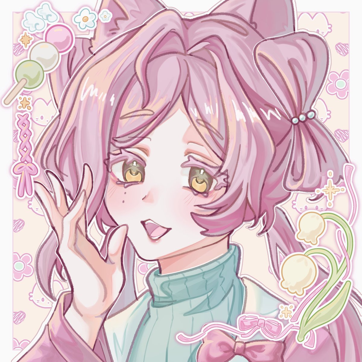DaoneauDao's tweet photo. @Vivivhale สวัสดีค่า ดาวนะคะ! 🩷 Hi, I'm Dao! I'm an illustrator focused on cute character design and adoptable, a VGEN code would help me connect with wider customers who enjoys my arts. Tysm for this opportunity 🐈‍⬛🌸✨
FB: https://t.co/Uj5brArMRo
Vgen: https://t.co/ialzRxY7H6 https://t.co/rIbFV2WMnj