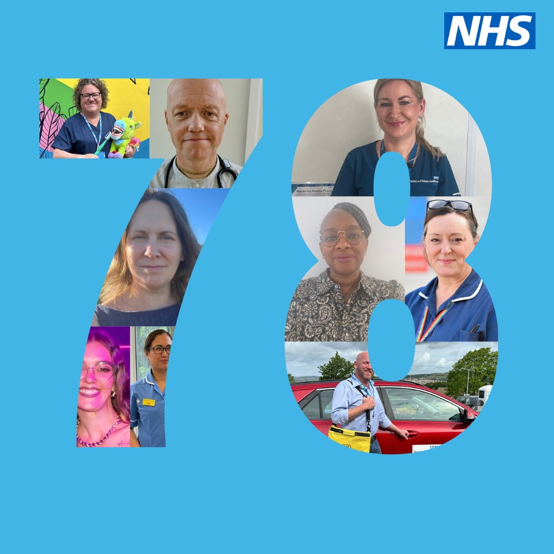 NHSsoutheast's tweet photo. 78 faces. One NHS. 💙 Celebrating some of the people behind the care
https://t.co/lyr2Y0Exl5
#78FacesNHSSouthEast #PeopleBehindThePlan #NHSBirthday https://t.co/4uS43VUEju