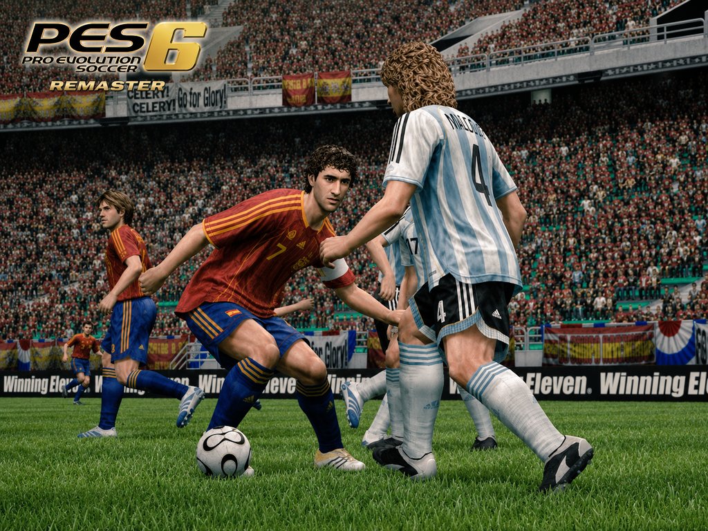 carrasco1live's tweet photo. Un remaster de PES 6, nada más ⚽ https://t.co/bW36HcTYMB