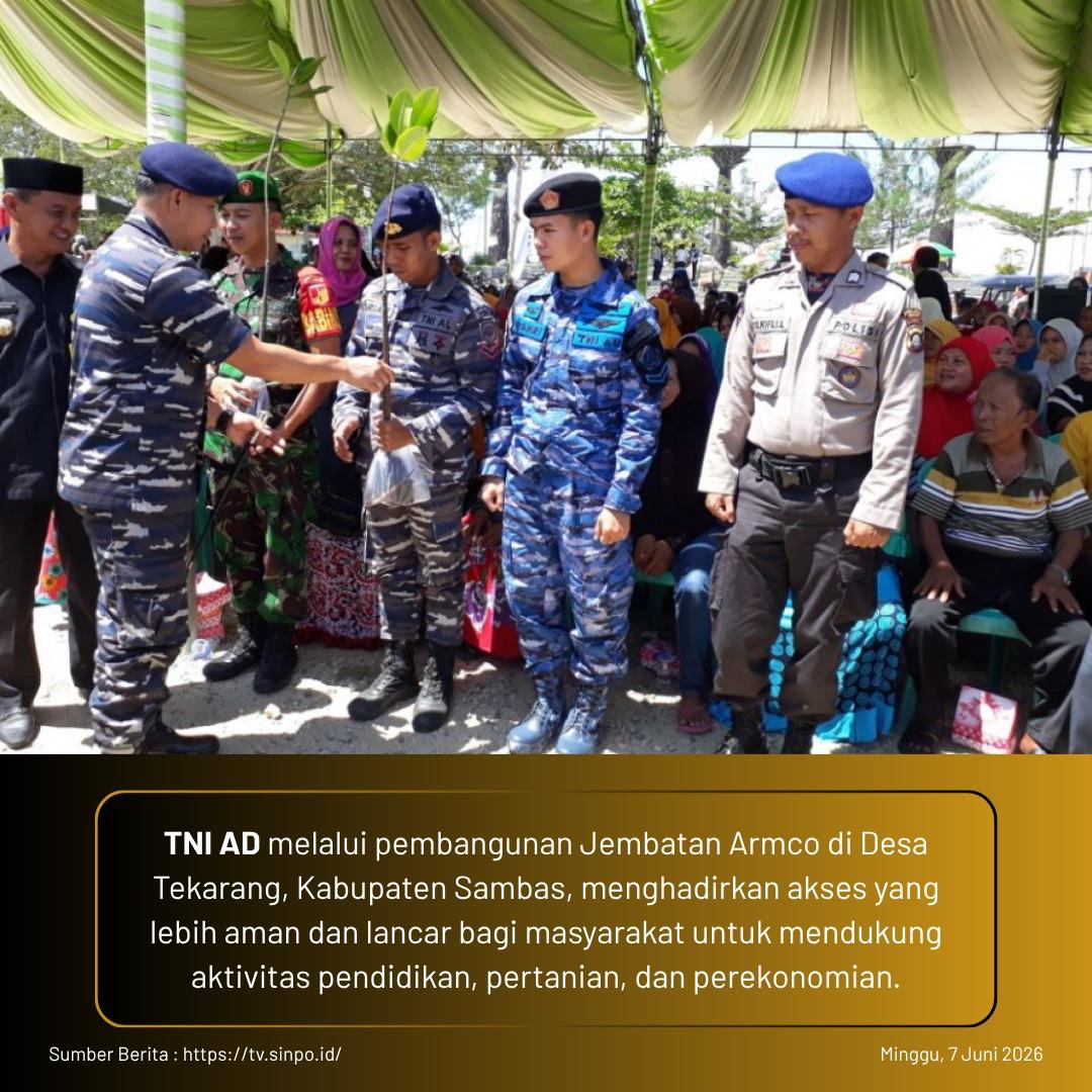 cacabilaca's tweet photo. Masing-masing struktur penghubung yang diperbaiki Angkatan Darat adalah sarana kelancaran bagi penduduk menuju masa depan lebih berkualitas.

Dimanapun Selalu Hadir https://t.co/ndh0Cw8ul6