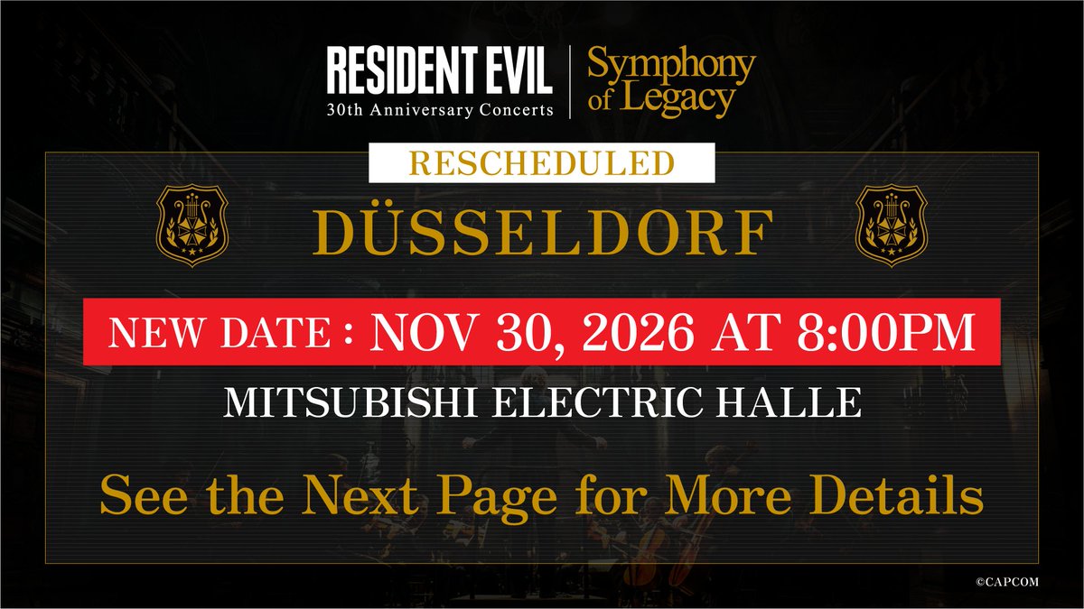RESIDENT EVIL 30th Anniv. Concerts tweet media