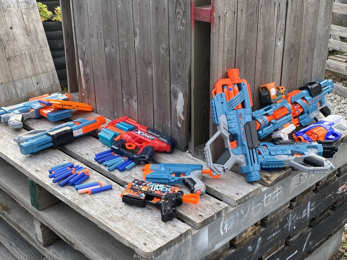 GRASSWELLFIELD's tweet photo. 11日(土) #ナーフ #NERF #サバゲー
「スポンジ銃でサバイバルゲーム23」
22名様🫡
お子様〜大人迄参加🉑
参加費：1日遊びまくって1,500円💁🏻‍♂️
🔫🥽🎭レンタル🈶
手ぶらでも🆗
サバゲー初体験/🔰様も大歓迎👍
皆様お誘い併せてご参加下さい🫡
楽しい週末にしましょう‼️

EXTREME RECREATION‼️ https://t.co/nC9TcbwQvE