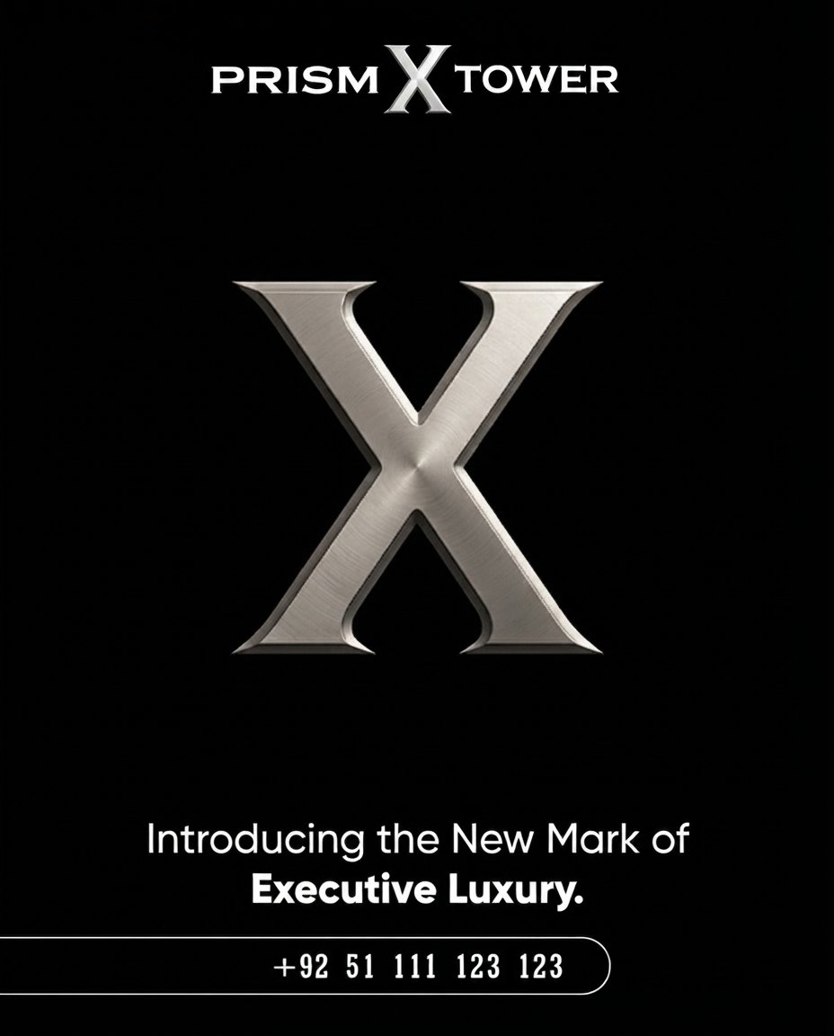 PrismXTower's tweet photo. Our new identity reflects two decades of uncompromising excellence and the future of executive luxury.
Call Now: 051 111 123 123 Head Office: Plot # 3, Main Boulevard, Block A, Gulberg Greens, Islamabad
#PrismEstateAndBuilders #PrismXTower #VisionRedefined #NewIdentity https://t.co/E43EaWSd4g