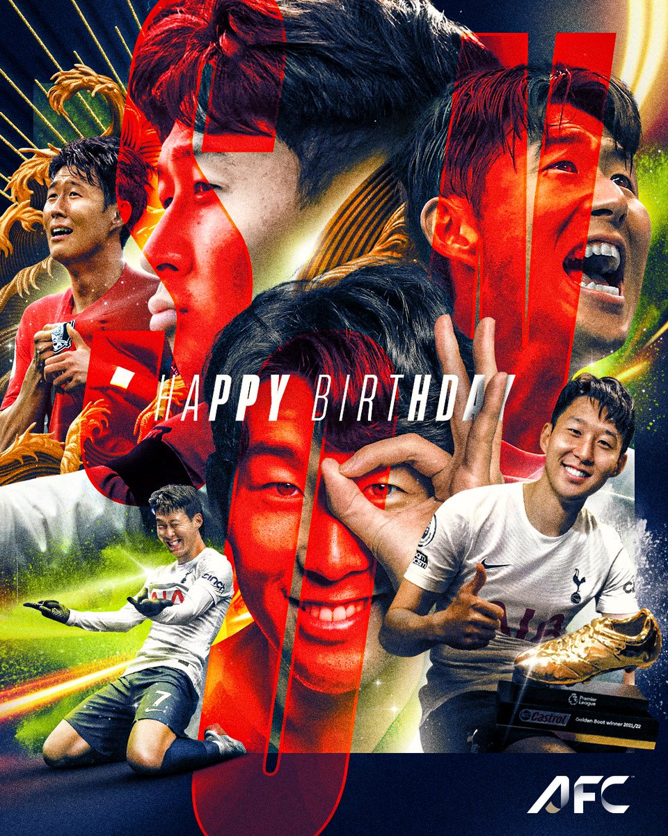 afcasiancup's tweet photo. One of Asia's finest turns 3️⃣4️⃣ ✨

The man who made a nation believe 🌟

Happy birthday, Son Heung-min 🇰🇷 https://t.co/JrgTuYCxuJ