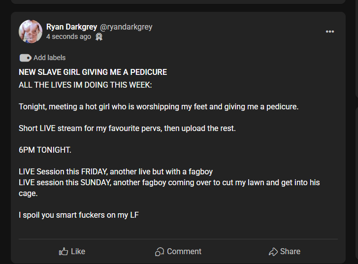 RyanDarkgrey's tweet photo. All the LIVES im doing this week...

You know the smart thing to do! https://t.co/ftqevxLIVy