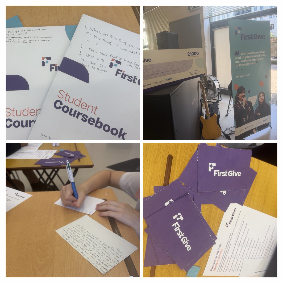 FirstGiveGK's tweet photo. Last preparations and rehearsals ahead of first ever @FirstGiveUK #Final at @trinitybrixton where y9 students will soon be competing for a £1000 grant for their chosen #LocalCharity! Amazing passion&amp;efforts on show! Which class will come out on top? Exciting! @JPFoundation https://t.co/HCBnpBo7T1