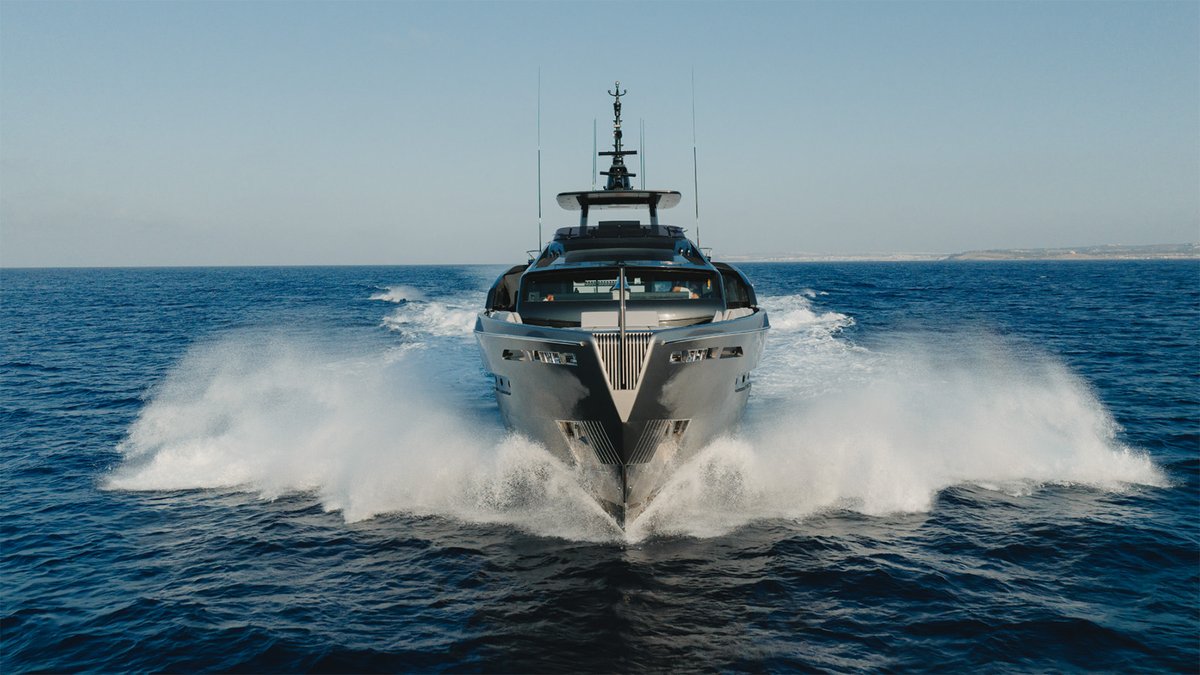 boatint's tweet photo. The 35m Pershing GTX116 BYEEE... has been listed for sale.

Delivered in 2024 to a Fulvio De Simoni Yacht Design with naval architecture by Ferretti Engineering Department, the yacht combines the sporty character of Pershing's GTX range with a highly customised specification that sets her apart from standard sisterships. 

Take a closer look: https://t.co/E9U77EOmNe