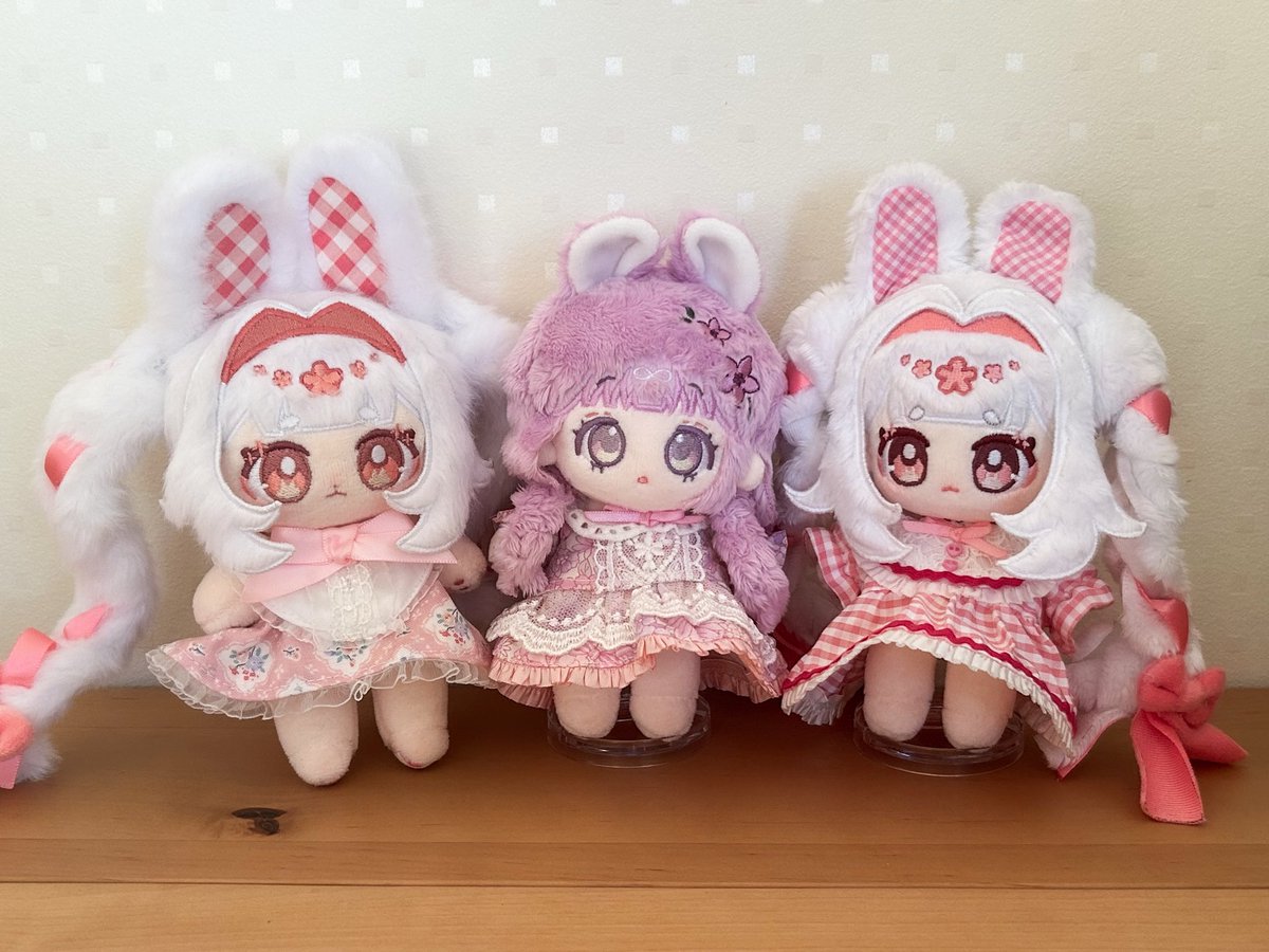mi_pipipi_'s tweet photo. あめ（@amero_0918 ）さんにピュナイメージのお洋服を3着（⁉️）いただきました……！
真ん中は代打リィラちゃん💜
どのお洋服もらしさが出ているのに全て違ったアプローチをしていて眼福です😭✨
むちむち体型に合わせて調整もしていただいて感謝しかありません🥲
この度はありがとうございました！ https://t.co/7ClIwPpiJB