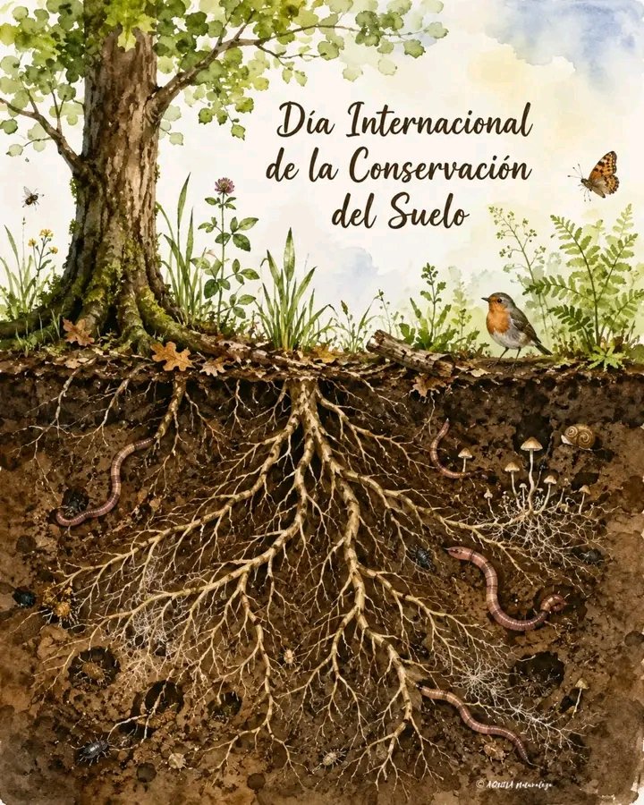 Modesta6604111's tweet photo. Día Internacional de la Conservación del Suelo! 
El suelo es la base de la vida: nos alimenta, regula el clima y sustenta los ecosistemas. Protegerlo es proteger nuestro futuro.  #IPVCEFedericoEngels
#Cuba #CubaMined https://t.co/ECaxdph9sT