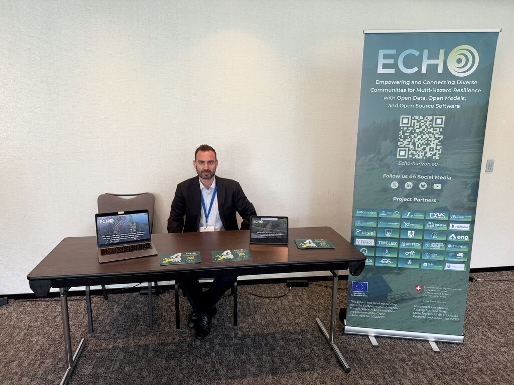 ECHOProjectEU's tweet photo. We were delighted to present ECHO at the #CERIS Disaster Resilience Days in Brussels!

At the ECHO stand, our project coordinator Netcompany shared our approach to enhancing urban resilience with stakeholders from across the European disaster resilience community. https://t.co/B0y2HOiw5g