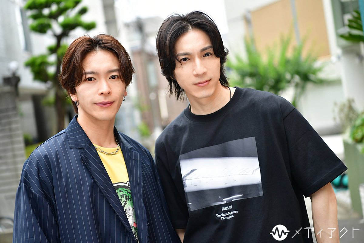 mediact_info's tweet photo. 【インタビュー】
舞台「新宿羅生門」戒援隊編　田中稔彦、田中尚輝 対談インタビュー

写真11枚掲載！
https://t.co/QSyCpwnJEA
チェキプレゼント企画あり！
※詳細はリプライをご確認ください

#舞台新宿羅生門 #田中稔彦 #田中尚輝 https://t.co/BPxQu7BGE2