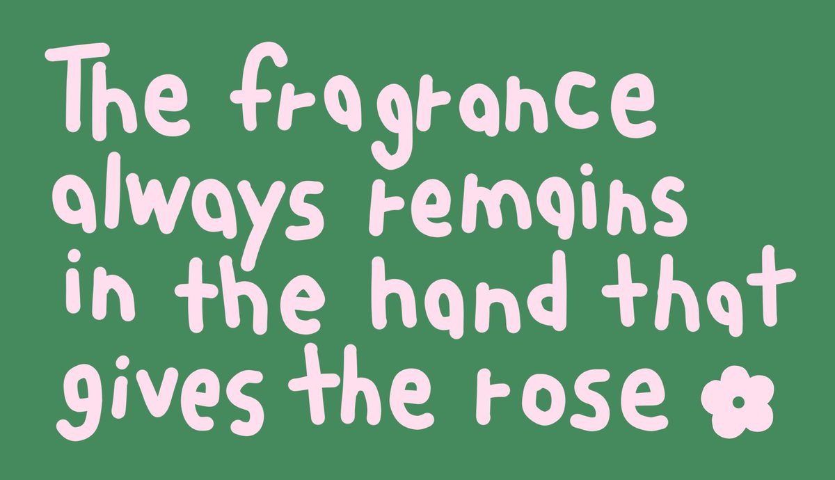 mamintzz's tweet photo. The fragrance always remains in the hand that gives the rose (づ๑•ᴗ•๑)づ💐 https://t.co/bl7iUyfzSu