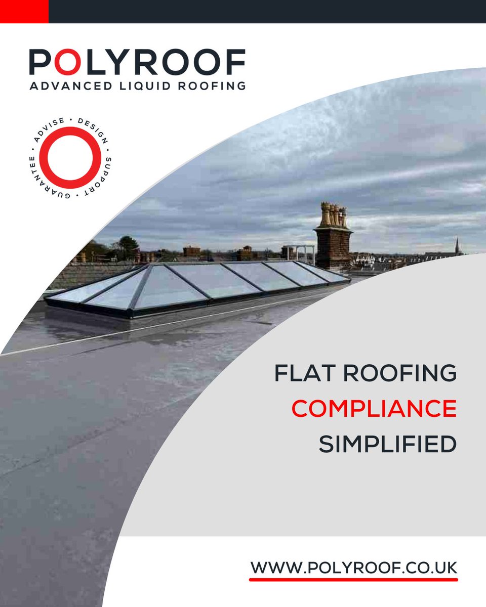 PolyroofLtd's tweet photo. Flat Roofing Compliance Simplified

Polyroof systems give specifiers peace of mind with:
⭕ BROOF(t4) fire rating – top performance
⭕ BBA, FM &amp; ETA accreditations
⭕ Full technical support for easy compliance

👉 https://t.co/J2HgHbMfZY

#Architects #Specifiers #Polyroof https://t.co/9P5GplhWDb