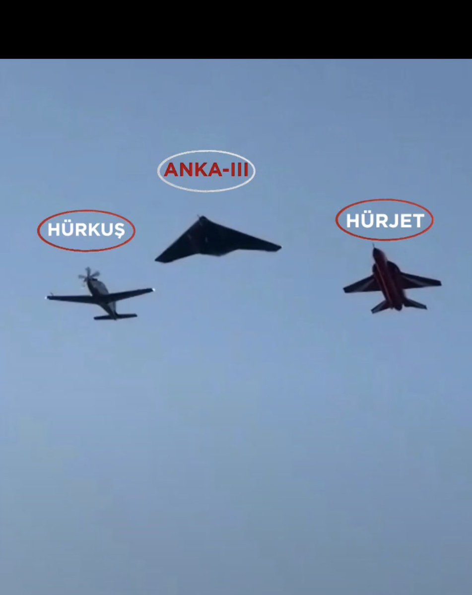 mrt_snsy55's tweet photo. HÜRKUŞ, ANKA III ve HÜRJET, NATO Zirvesi kapsamında Ankara semalarında uçuş gerçekleştirerek dünya liderlerine Türk savunma sanayiinin gücünü gösteriyor.

Bu vizyon kolay yetişmiyor... https://t.co/ZP2cK79Mmz