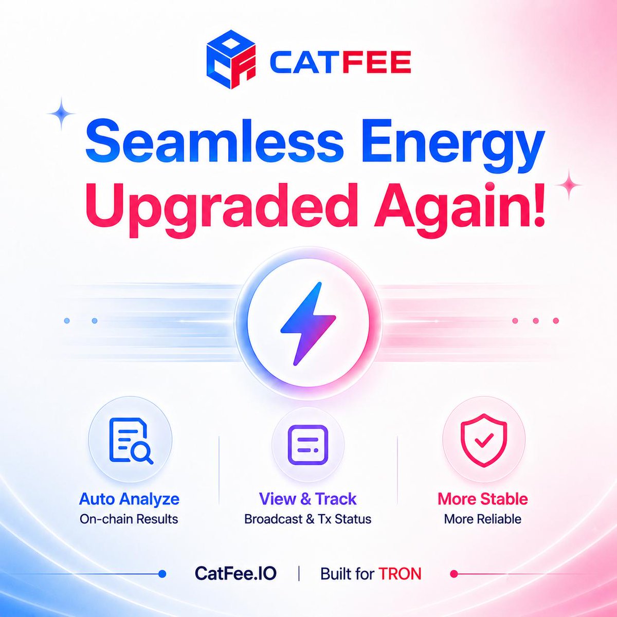 CatFee.IO | TRON Service Provider tweet media