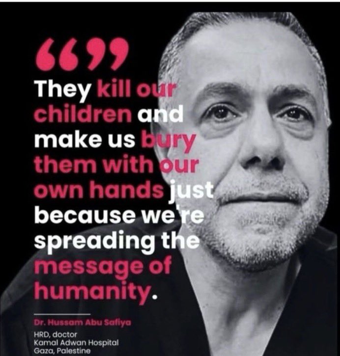 TeresaNacli's tweet photo. @bitcoins1stlady #FreeDrSafyia #FreePalestine #JailNetanyahu NOW #icc https://t.co/ZLy7K1kcVJ