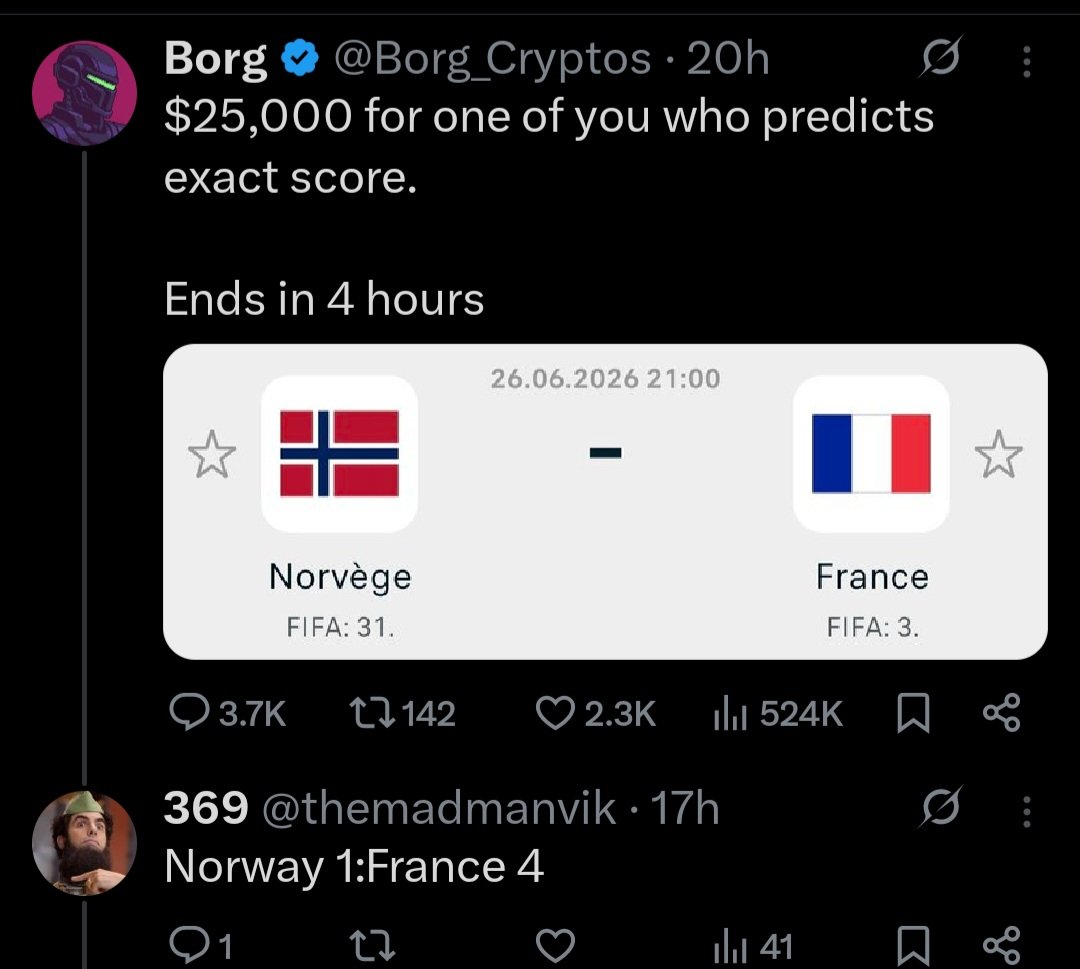 themadmanvik's tweet photo. @Borg_Cryptos Lying https://t.co/NqsME5NKdL