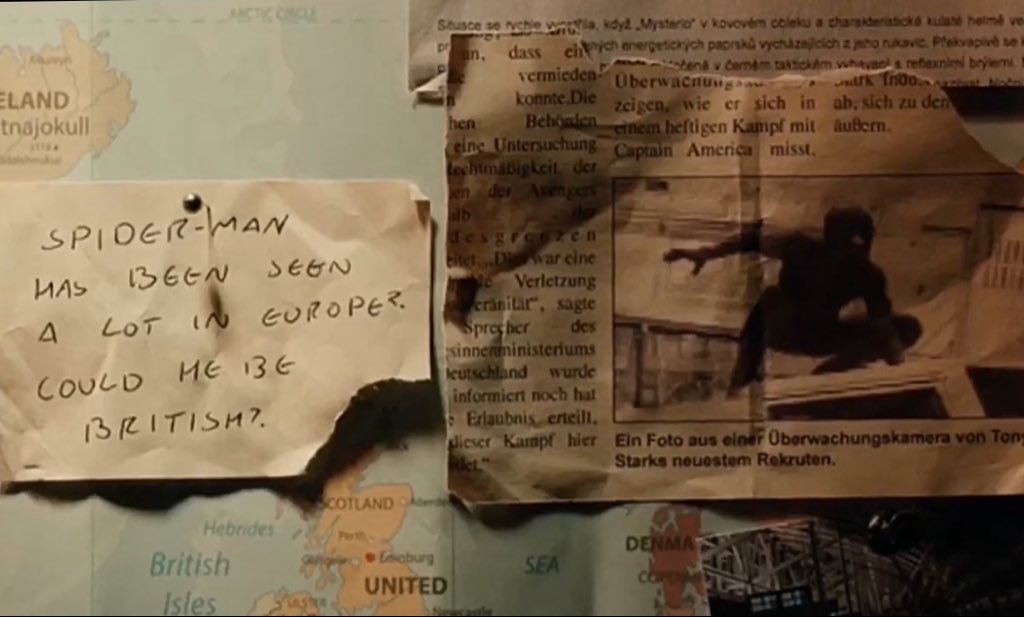 CinemaniaHub's tweet photo. New look at ‘SPIDER-MAN: BRAND NEW DAY’.

“Could [Spider-Man] be British?” https://t.co/79FS4D3vUk