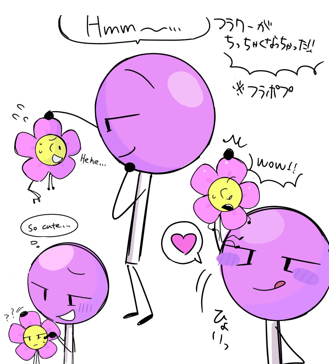 Towa_bfb09's tweet photo. 久しぶりのフラポプ！！
いいぞ！！！もっとやれ！！！！
 #bfdi https://t.co/lyYCVIsM5k