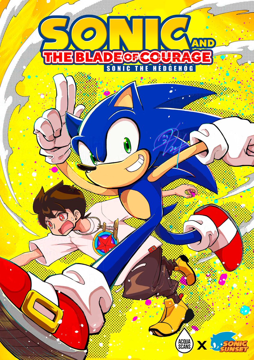 riyado42's tweet photo. Nouveau projet qui sortira en parallèle des mangas Digimon. Ce sera 2 chapitres par semaines (le mercredi) jusqu'à ce qu'on rattrape la parution japonaise.

Sonic Et La Lame Du Courage chapitres 0, 1 et 2 sont dispos !

https://t.co/ROBgvlPfFU

https://t.co/cNOTyFVsN0

#Sonic https://t.co/qFPfFZyqtf