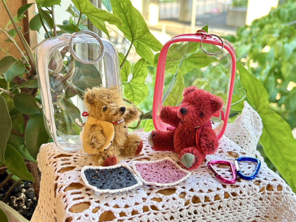 テディベアセット 今日もご来店いただきありがとうございました。テディベアやストラップ