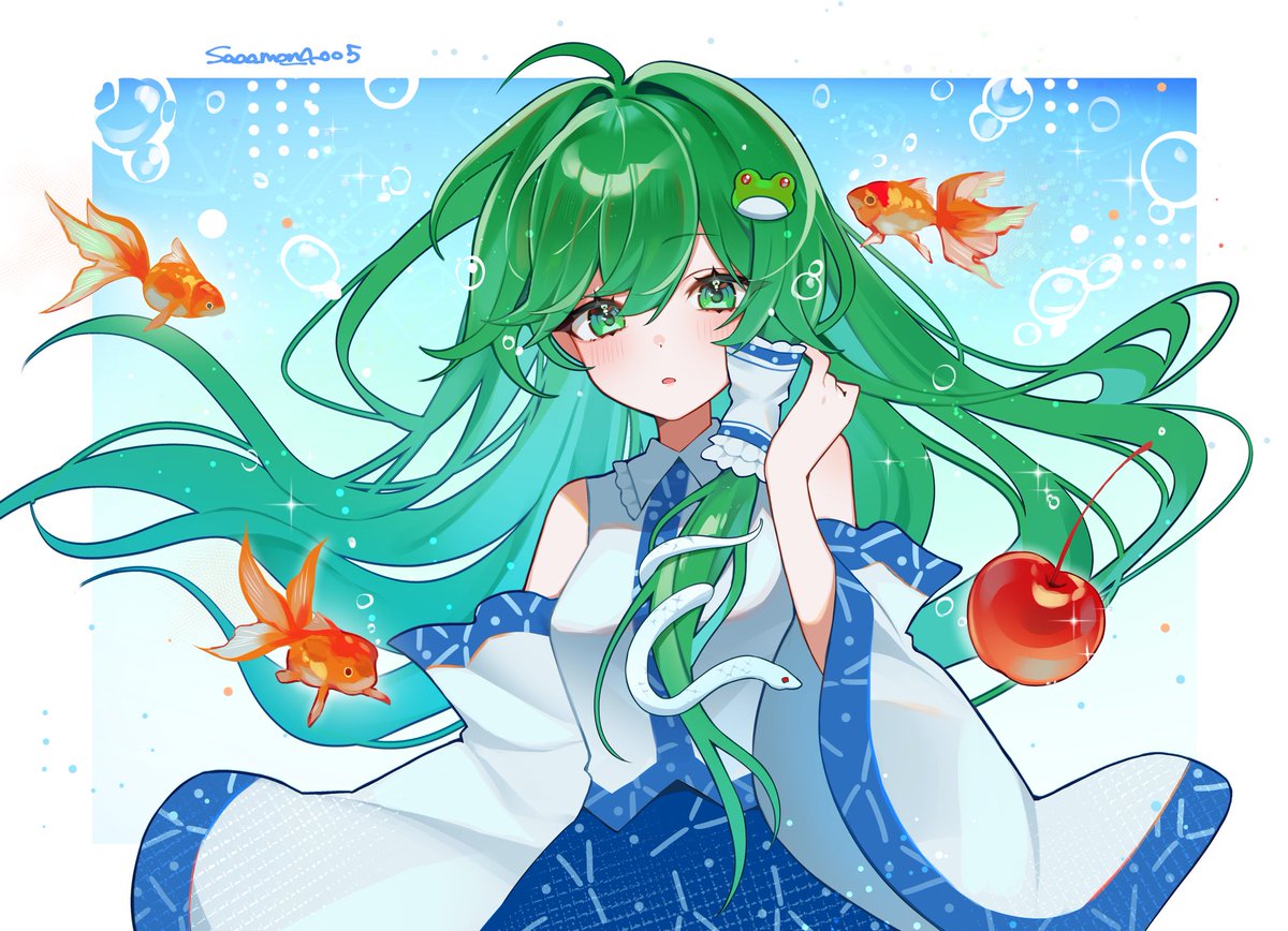 saaamon_4005's tweet photo. 東風谷早苗🍹🫧 https://t.co/jRxIAWGXug