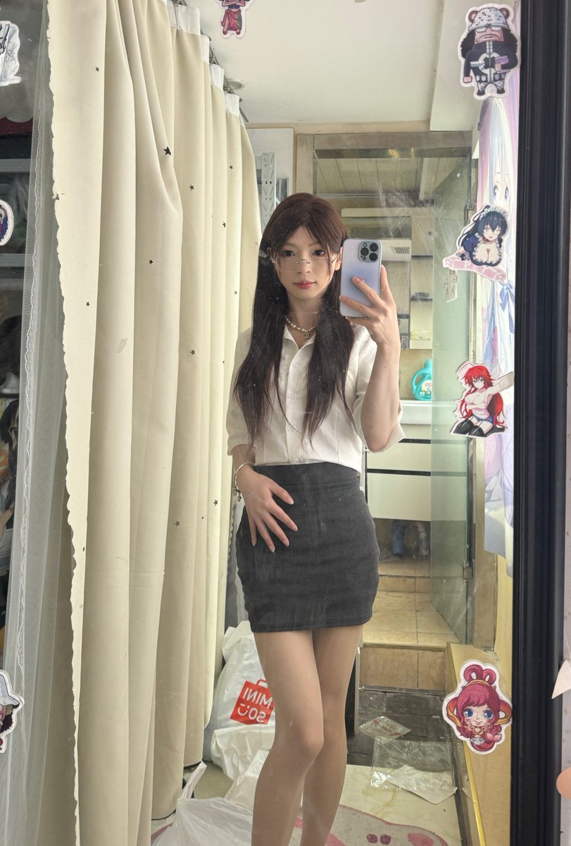 Brandonlee02's tweet photo. 哈哈哈感觉自己还挺适合这个风格的  #femboy #女装大佬 #伪娘 https://t.co/q1hgPHlIkb