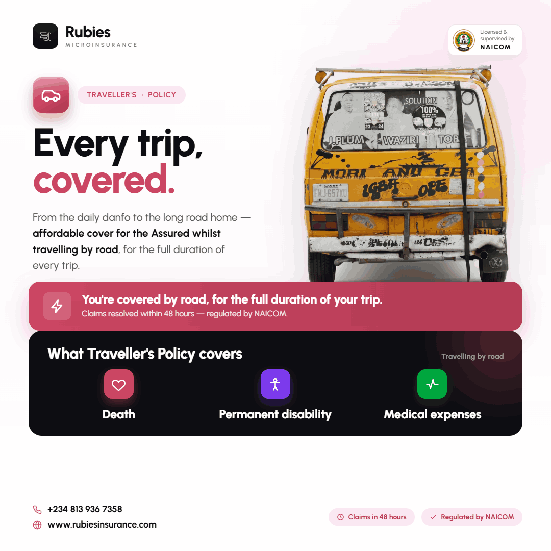RubiesInsurance's tweet photo. Whether it's a quick trip across town or a long journey home, the road can be unpredictable.

That's why Rubies Traveller's Policy gives you protection throughout your trip, so you can travel with greater peace of mind.

Every trip, covered.

Insurance Made Simple. https://t.co/s0IEO03kKU