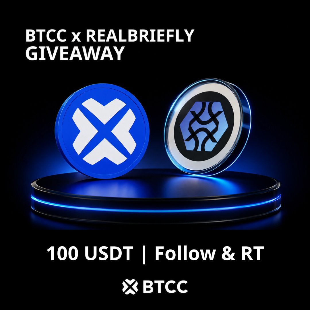 BTCCexchange's tweet photo. BTCC x @Realbriefly GIVEAWAY🎁
100 USDT | 5 winners

✅Follow @BTCCexchange &amp; @Realbriefly 
✅Sign up to https://t.co/So0oSr8SbO
✅Screenshot proof | Tag 3 friends
✅Comment “#XRP” on this post https://t.co/r2AE9Z5912

#BTCC15 https://t.co/JJEXHrxSA7