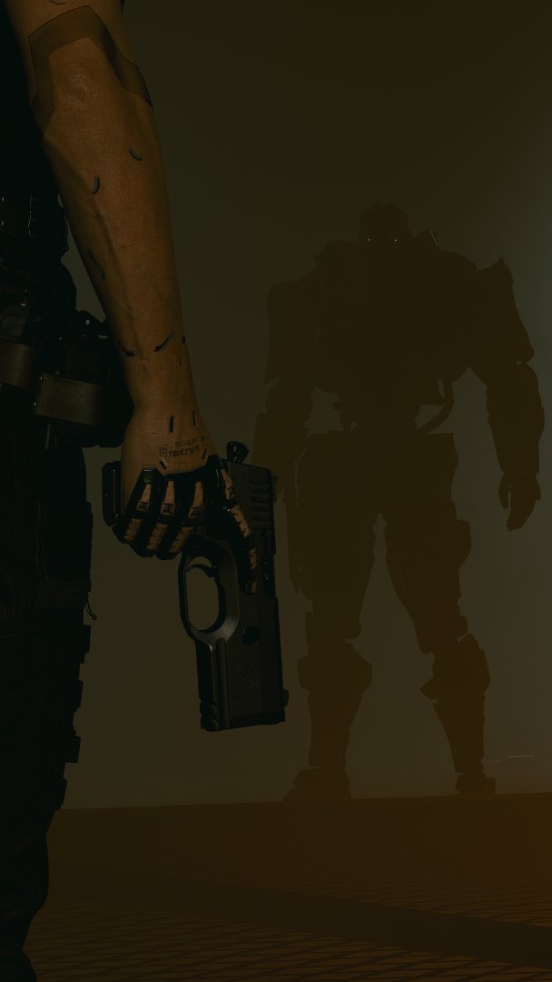 gonkdisarm's tweet photo. Don't Fear The Reaper. 

#Virtualphotography #cyberpunk2077 #V #adamsmasher https://t.co/bXlY6d0U5Z