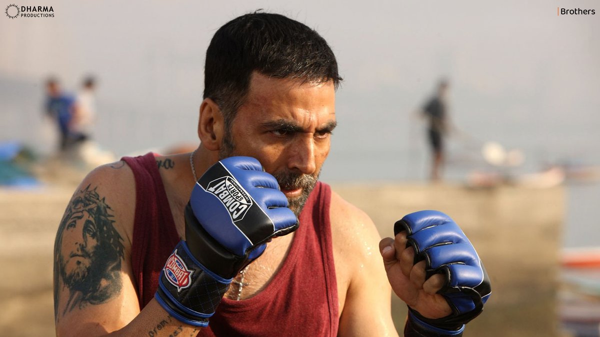 DharmaMovies's tweet photo. Sun rises in the east, @akshaykumar in #Brothers is a beast! 🤜🤛 https://t.co/BdSkdjH4tt