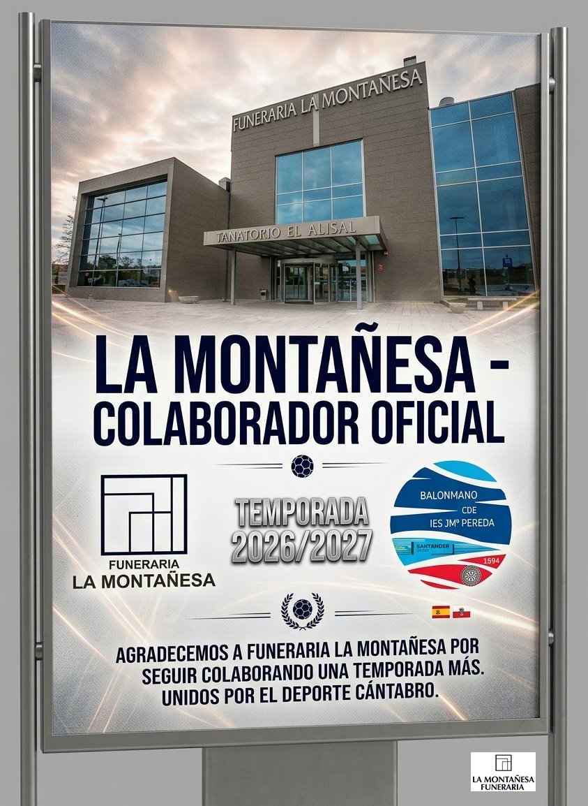 bmiespereda's tweet photo. Agradecer a FUNERARIA LA MONTAÑESA su apoyo y colaboración con el proyecto del Balonmano IES J. Mª. Pereda que seguirá patrocinando en la Temporada 26/27.

FUNERARIA LA MONTAÑESA es una empresa dinámica que conjuga experiencia, juventud y profesionalidad. 
https://t.co/CCLBwB77Rh https://t.co/qvZ70LAcRA