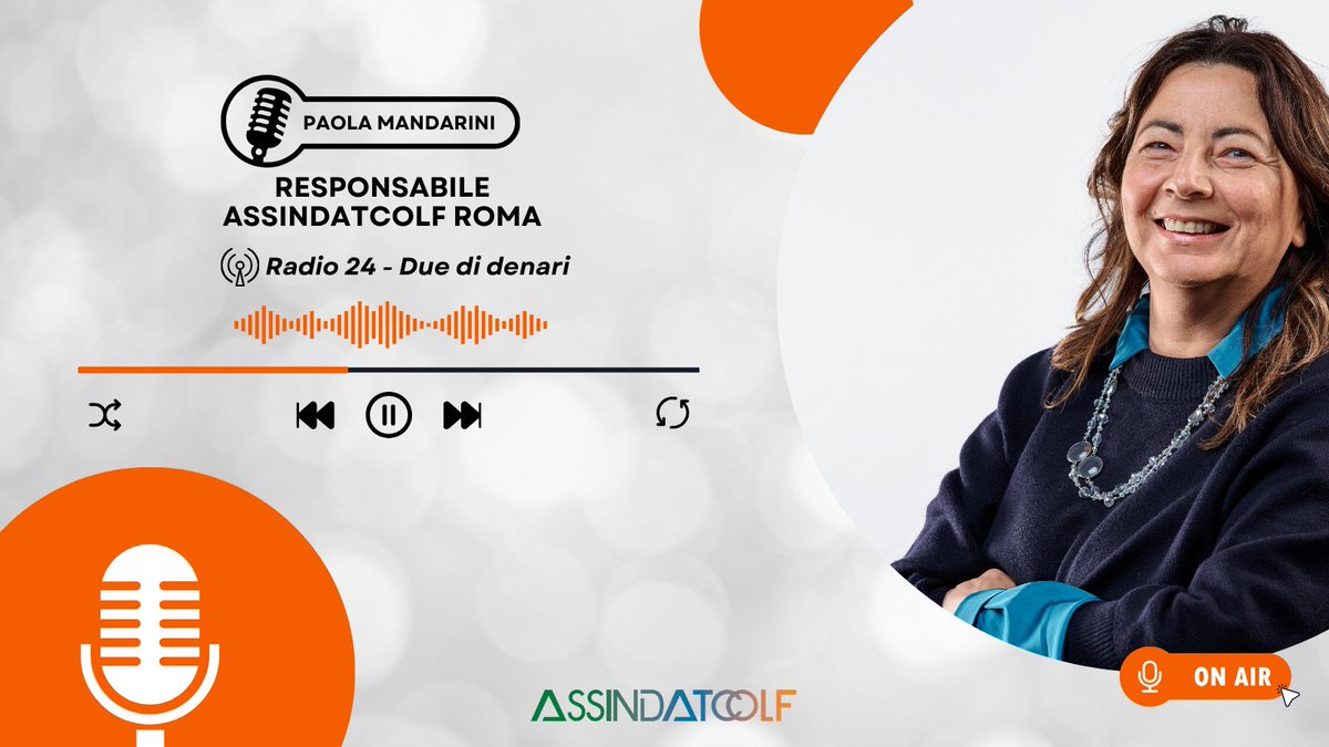 Assindatcolf's tweet photo. Alle 11:30 Paola Mandarini, responsabile di #Assindatcolf Roma, sarà ospite a @2didenari per parlare di lavoro domestico e approfondire temi come festività, malattia e la prossima scadenza per i contributi #INPS. Segui la diretta: https://t.co/x8ZpCMOCKK https://t.co/rxE5tIsyDE