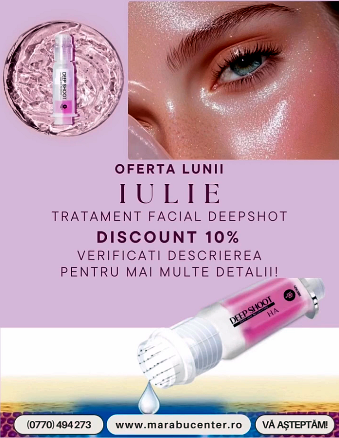 marabucenter's tweet photo. Vara, tenul are nevoie de hidratare, confort și îngrijire adaptată.

La Marabu Center Bacău, DeepShot este disponibil în variante cu acid hialuronic, polinucleotide sau exozomi, după evaluarea tenului.

Detalii: https://t.co/qiopPd9JCX

#DeepShot #Bacau #MarabuCenter https://t.co/qiMeoshJwU