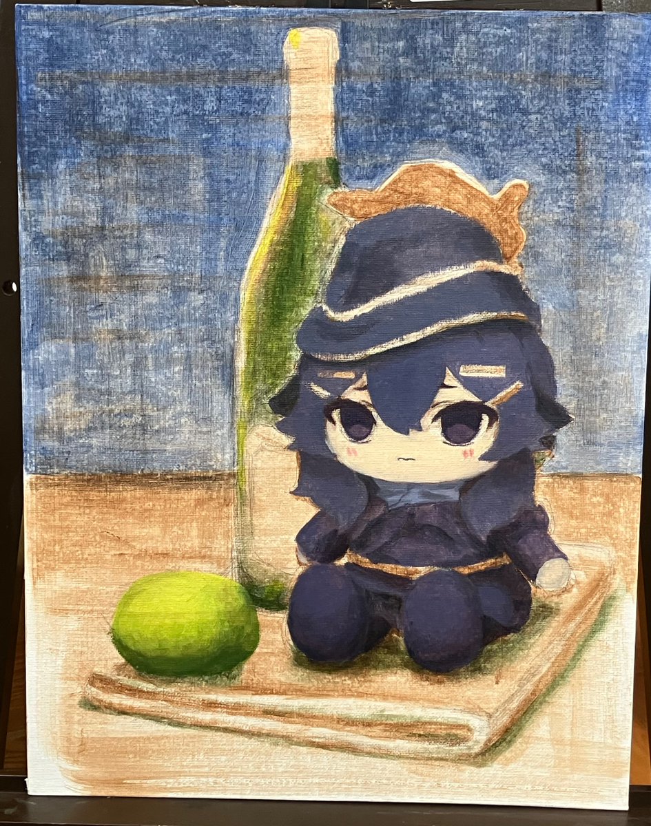 H1YAMI2_SOBAKO's tweet photo. 週1油絵進捗(4)

固有色、参戦 https://t.co/Ej0upQdFgC