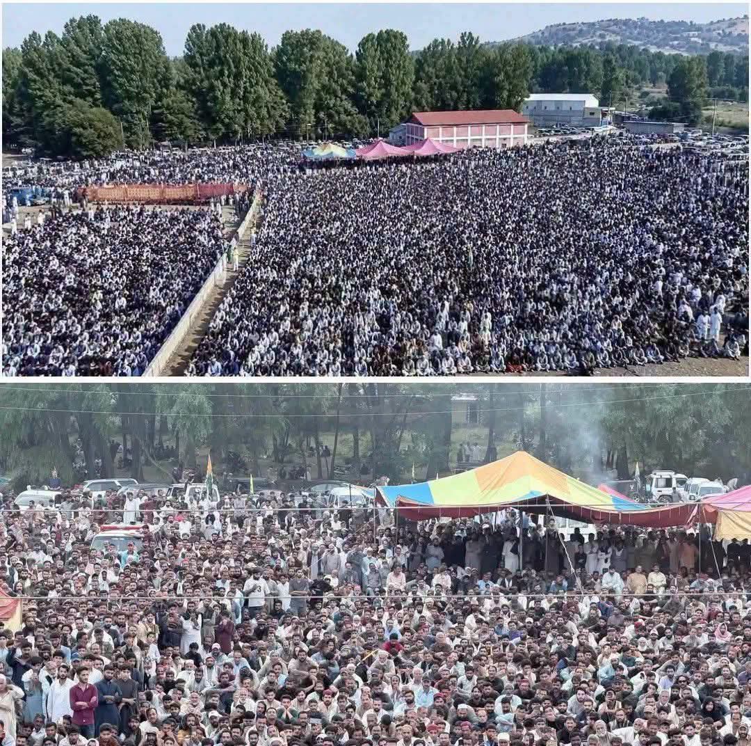 Ajk_Updates_'s tweet photo. جموں کشمیر جوائنٹ ایکشن کمیٹی کی طرف سے حکمرانوں کو چارٹر آف ڈیمانڈ پر عمل درآمد کے لیے آج 8 جولائی ڈیڈ لائن ہے
اگے کا لائحہ عمل کل دریک دھرنے سے پوری قوم تیار رہے
ہم نے اس جبر استحصال دہشتگردی کے خلاف پر امن اور متحد رہ کر شکست دینی ہے https://t.co/iKFvqBQnGd