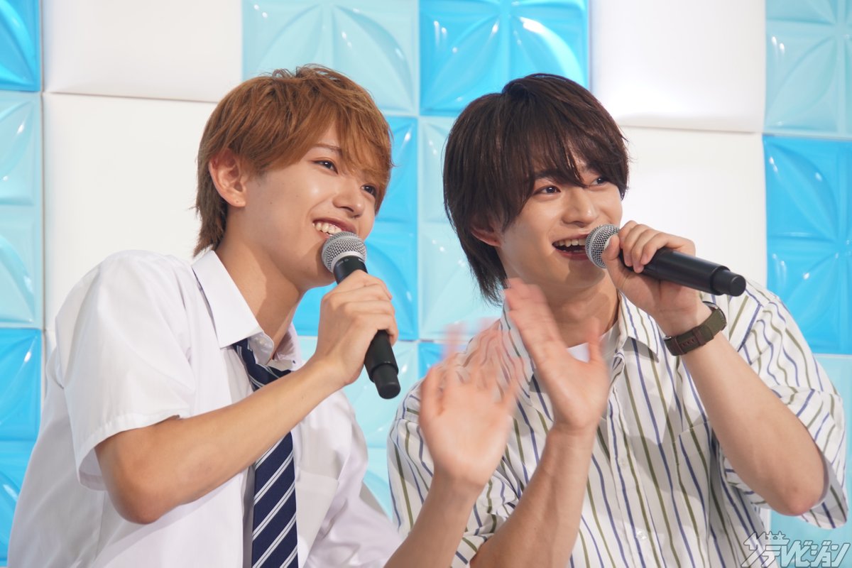 thetvjp's tweet photo. #深田竜生、小さい頃の夢を明かす
#ACEes メンバーからの差し入れ裏話も
＜#夏色の雲が恋と嵐をまきおこす＞

▼記事の続きはこちら
https://t.co/RiXlT908lj

@oshidoraEX #夏雲嵐 
#浮所飛貴 #田辺桃子 #羽田美智子 #井上肇 https://t.co/4Ylqd3l9MH