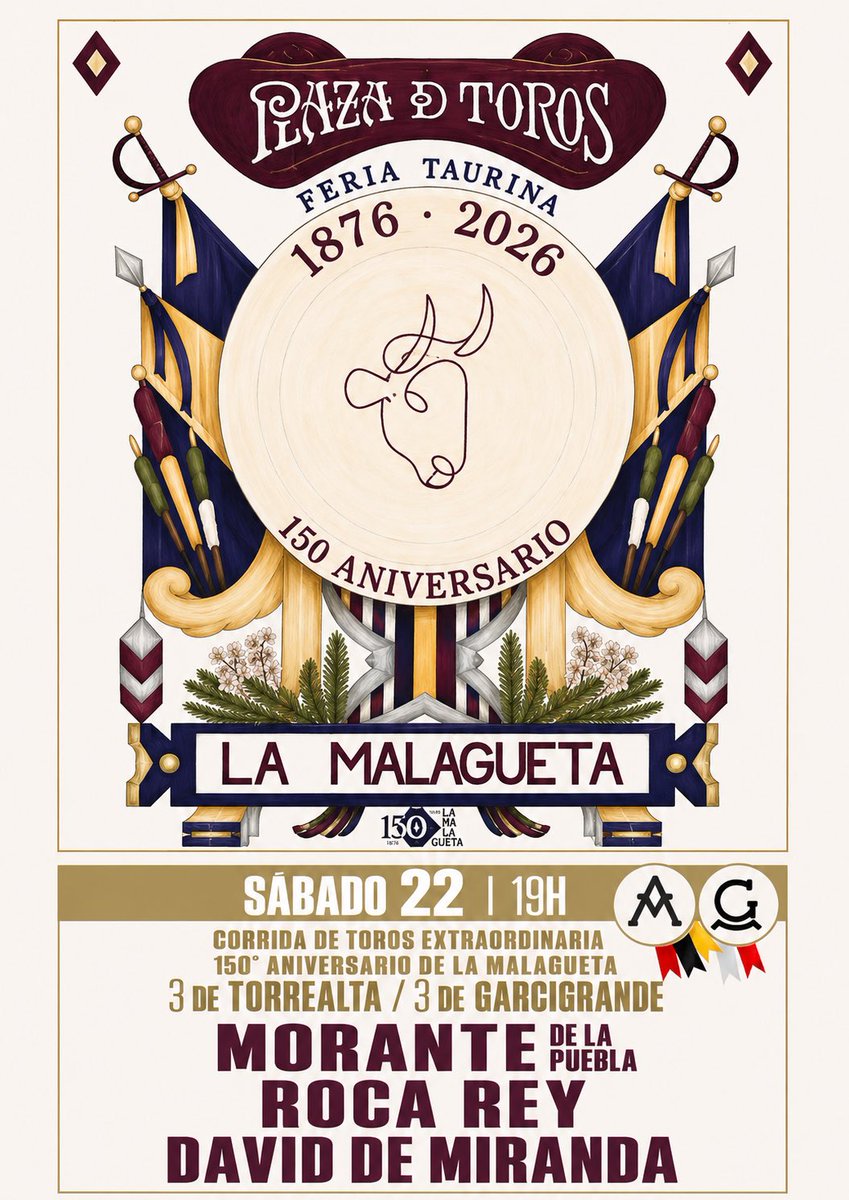 RocaRey's tweet photo. 🚨 ¡𝗡𝗨𝗘𝗩𝗔𝗦 𝗙𝗘𝗖𝗛𝗔𝗦ⵑ

📍MÁLAGA 
🗓️ 19 de AGOSTO
Toros de Victoriano del Río

Alejandro Talavante
Emilio de Justo
@RocaRey 

🗓️ 22 de AGOSTO
Toros de Torrealta y Garcigrande

Morante de la Puebla
@RocaRey 
David de Miranda

🎟️ Entradas en https://t.co/nuXum3M4OJ https://t.co/XMoVafej8h