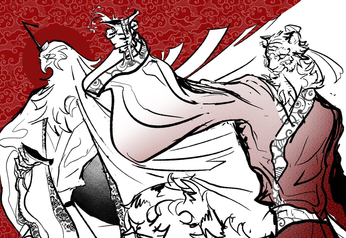 None_nemo_'s tweet photo. #2026年自分が選ぶ今年上半期の４枚 

突然意识到好像没咋画画 https://t.co/urDvCwQG09