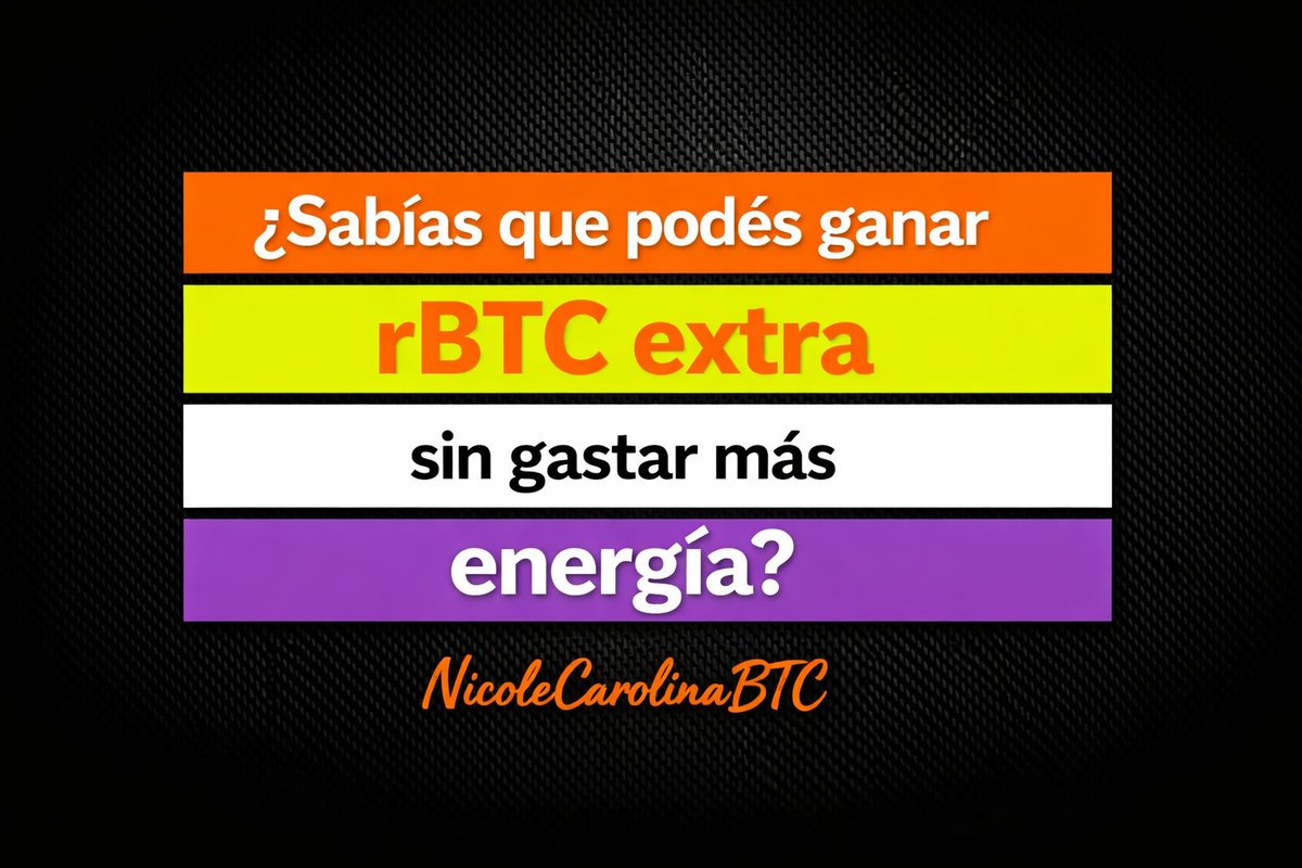 Nicole_cf's tweet photo. 💰 ¿Sabías que podés ganar rBTC extra sin gastar más energía?

@rootstock_io  + DMND + Stratum V2 = misma potencia de hash, ingresos adicionales en la economía nativa de Bitcoin.

200+ apps DeFi te están esperando.

#BitcoinMining #PassiveIncome #DeFi #rBTC https://t.co/YAviUyIfum
