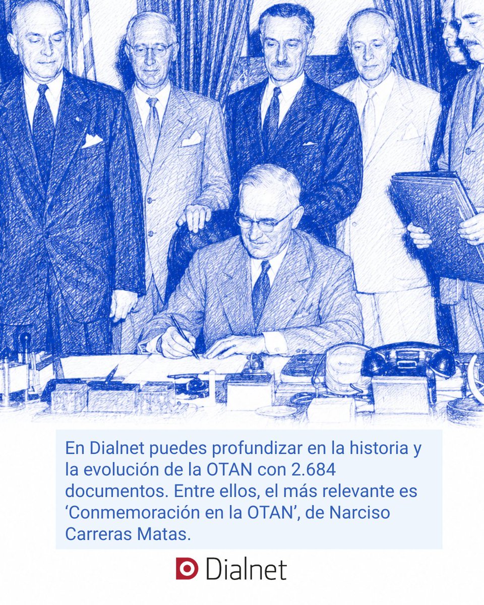 dialnet's tweet photo. 🌍 ¿Qué es la OTAN y por qué vuelve a estar en el centro de la actualidad? 📚 En Dialnet puedes profundizar en la historia y la evolución de la OTAN con 2.684 documentos: https://t.co/76dNQfL88z https://t.co/rJIz4FTPwJ