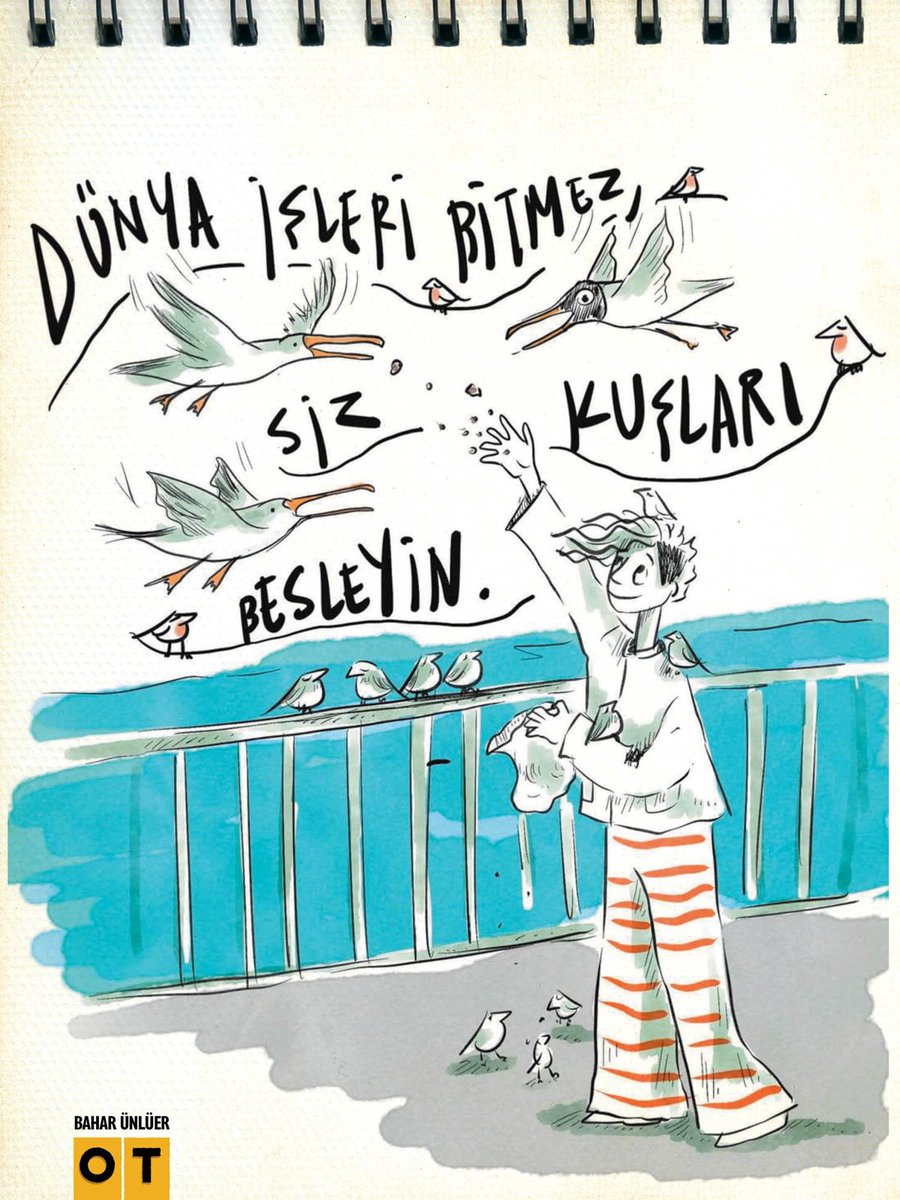 otdergi's tweet photo. Sizdeki değerini her gün sorgulatan insanlardan kaçın bence. Kuşları, balıkları, denizi sevin. Onlar hep bildiğiniz gibi. Dünya işleri bitmez, siz kuşları besleyin. ✍️ @LBaharUnluer

Bol hediyeli OT YAZLIK çizgili özel sayımız kitabevleri, marketler ve bayilerde. Kayifli okumalar https://t.co/x4PFoqX8fC