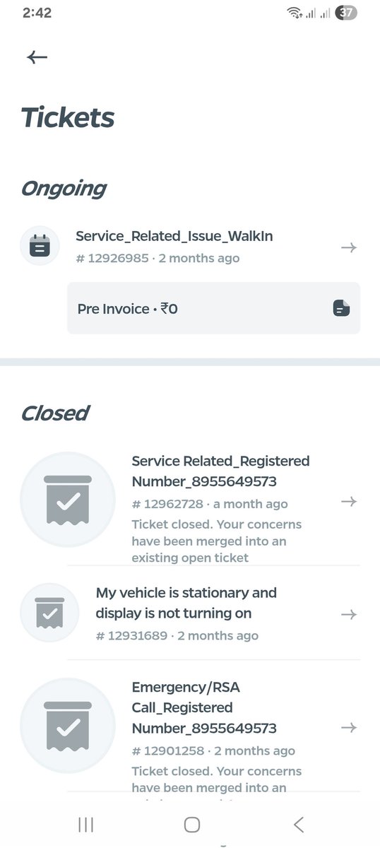 hdsaini25's tweet photo. @prakashmishradc @atherenergy @OlaElectric @nikhilchawla 2 month in service center no any response 🥺 https://t.co/088438dZTH